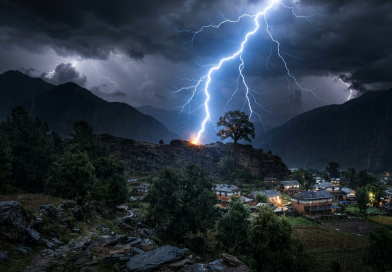 तनहुँमा चट्याङ लागेर एक वृद्धको मृत्यु
