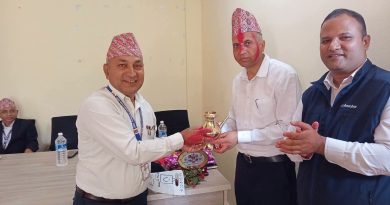 कर्मचारी मिलन केन्द्र तनहुँद्वारा नयाँ कार्यालय प्रमुखको स्वागत र स- प्रजिअको बिदाइ