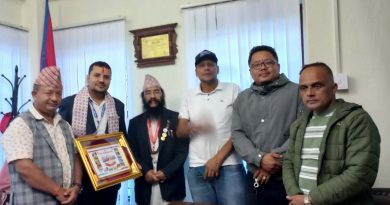 म्याग्दे गाउँपालिकाद्वारा खाद्य डिभिजन कार्यालय तनहुका प्रमुख ज्योति आचार्यलाई फेरि भेटौँला एवं सम्मान कार्यक्रम आयोजना