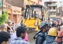 जनकपुरका पोखरीलाई अतिक्रमणमुक्त बनाउन डोजर चलाएको