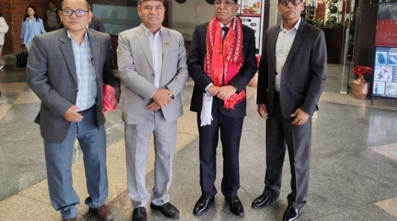 सफलतापूर्वक श्रीलंका भ्रमण सम्पन्न गरी प्रचण्ड स्वदेश फिर्ता
